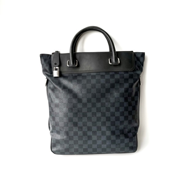 ルイ・ヴィトン アントン トート バッグ ダミエ・グラファイト キャンバス